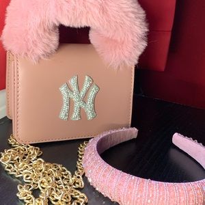 NY hand bangs & Icey headband set